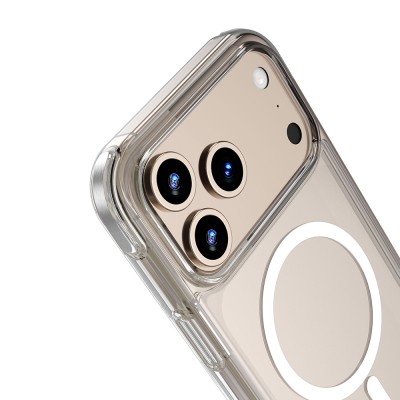 Apple iPhone 17 Pro Max Case M-safe Charging Feature Wiwu MCC-702 Titanium Pro Series Hard PC Cover - 8