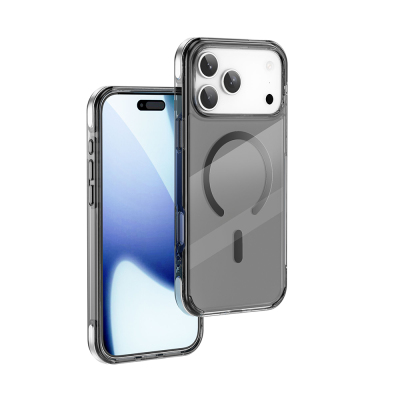 Apple iPhone 17 Pro Max Case M-safe Charging Feature Wiwu MCC-702 Titanium Pro Series Hard PC Cover - Wiwu