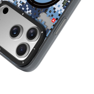 Apple iPhone 17 Pro Max Case M-Safe Charging Feature Youngkit Camouflage Sykell Series Cover - 17