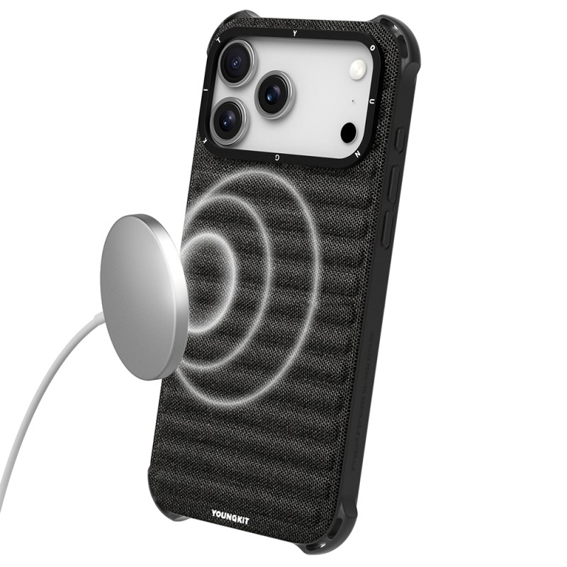 Apple iPhone 17 Pro Max Case M-safe Charging Feature Youngkit Canvas Series Cover - 14