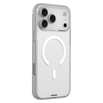 Apple iPhone 17 Pro Max Case M-safe Charging Feature Youngkit Clear Series Cover - 9