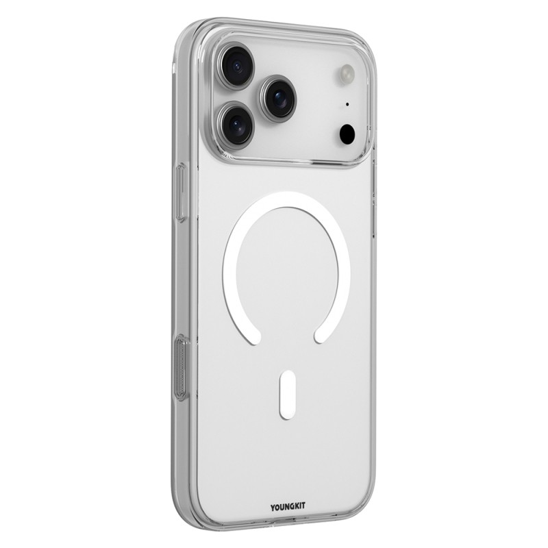 Apple iPhone 17 Pro Max Case M-safe Charging Feature Youngkit Clear Series Cover - 9