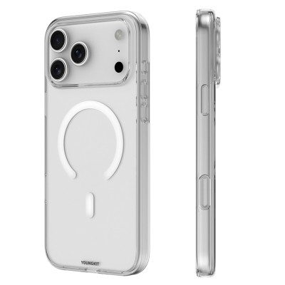 Apple iPhone 17 Pro Max Case M-safe Charging Feature Youngkit Clear Series Cover - 12