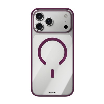 Apple iPhone 17 Pro Max Case M-safe Charging Feature Youngkit Clear Series Cover - 5