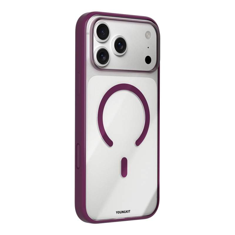 Apple iPhone 17 Pro Max Case M-safe Charging Feature Youngkit Clear Series Cover - 19