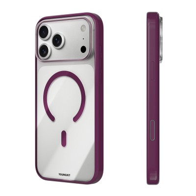 Apple iPhone 17 Pro Max Case M-safe Charging Feature Youngkit Clear Series Cover - 20