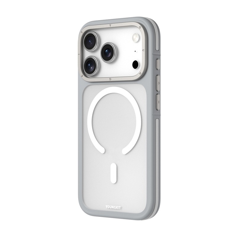 Apple iPhone 17 Pro Max Case M-safe Charging Feature Youngkit Rock Sand Series Cover - 17