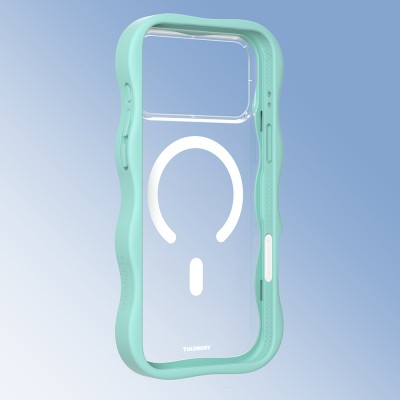 Apple iPhone 17 Pro Max Case M-safe Charging Feature Youngkit Wave Clear Series Cover - 12