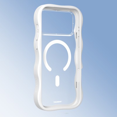 Apple iPhone 17 Pro Max Case M-safe Charging Feature Youngkit Wave Clear Series Cover - 14
