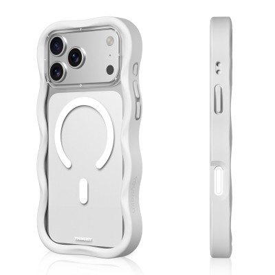 Apple iPhone 17 Pro Max Case M-safe Charging Feature Youngkit Wave Clear Series Cover - 11