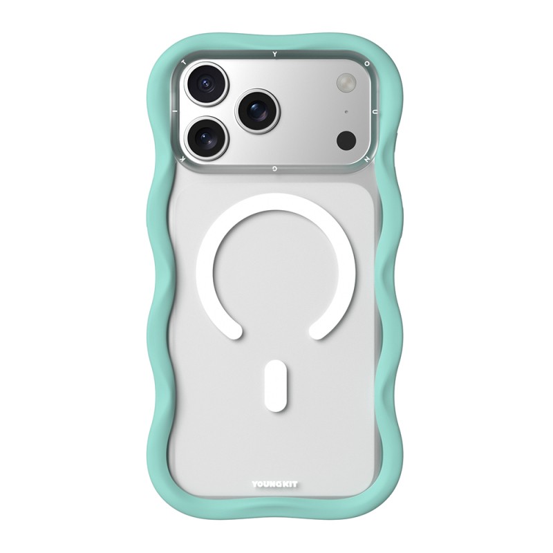 Apple iPhone 17 Pro Max Case M-safe Charging Feature Youngkit Wave Matte Series Cover - 5