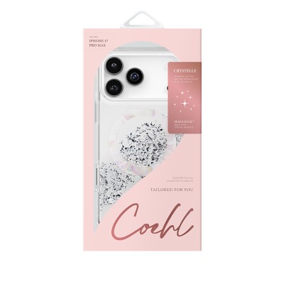 Apple iPhone 17 Pro Max Case M-safe Charging Shiny Crystal Patterned Coehl Crystelle Cover - 4