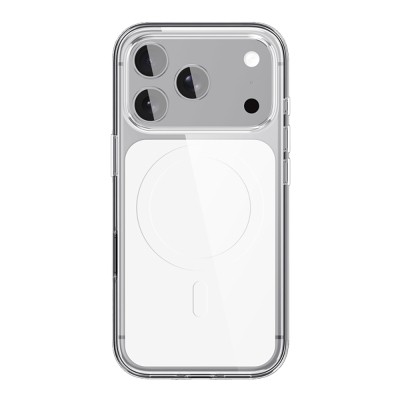 Apple iPhone 17 Pro Max Case M-safe Charging Transparent Design Wlons Apel Cover - 3