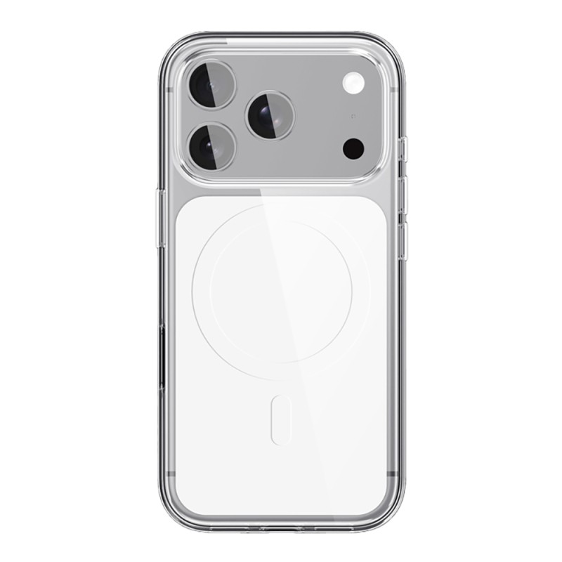 Apple iPhone 17 Pro Max Case M-safe Charging Transparent Design Wlons Apel Cover - 3