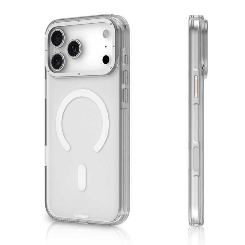 Apple iPhone 17 Pro Max Case M-safe Charging Transparent Youngkit Crystal Shield Series Cover - 5