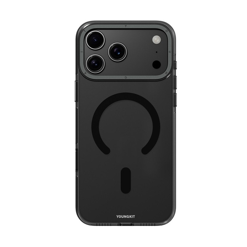 Apple iPhone 17 Pro Max Case M-safe Charging Transparent Youngkit Crystal Shield Series Cover - 3