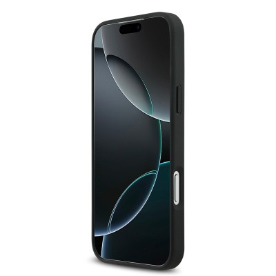 Apple iPhone 17 Pro Max Case Mercedes Benz Original Licensed M-Safe Charging Feature Textured Patterned Leather Cover - 7