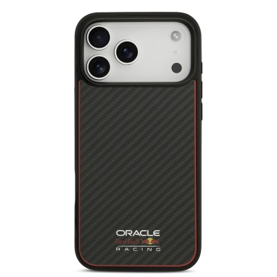 Apple iPhone 17 Pro Max Case Redbull Original Licensed M-safe Charging Function Carbon Fiber Shining Logo Cover - 4