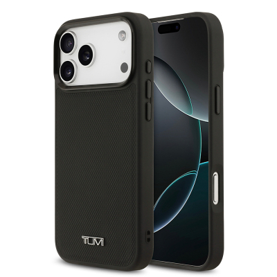 Apple iPhone 17 Pro Max Case TUMI M-safe Charging Feature Leather Dotted Design Cover - TUMI