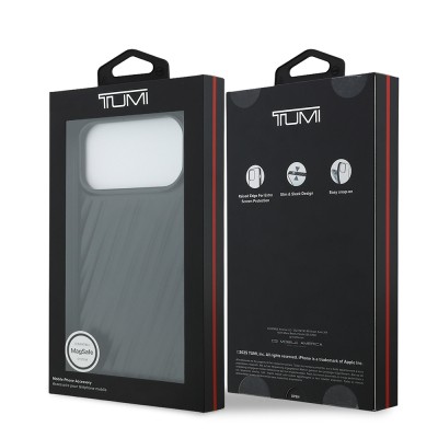 Apple iPhone 17 Pro Max Case TUMI Original Licensed M-safe Charging Transparent Cover - 17