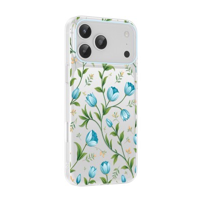 Apple iPhone 17 Pro Max Case with Camera Protector, Patterned Zore Clip Cover - 6