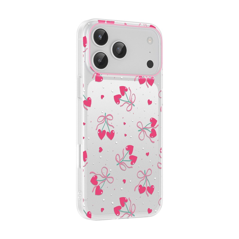 Apple iPhone 17 Pro Max Case with Camera Protector, Patterned Zore Clip Cover - 7