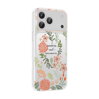 Apple iPhone 17 Pro Max Case with Camera Protector, Patterned Zore Clip Cover - 8