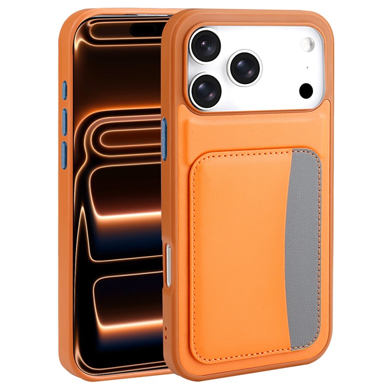 Apple iPhone 17 Pro Max Case with Card Holder Zore X-Card Silicone Cover - 7