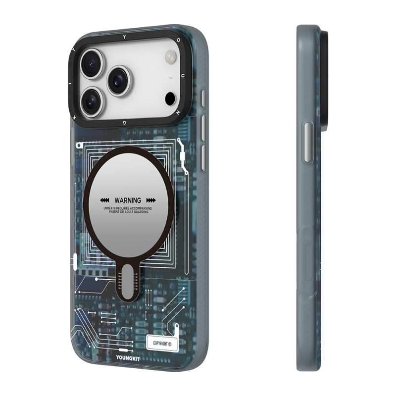 Apple iPhone 17 Pro Max Case with M-safe Charging Feature and Camera Control Button, Youngkit Technology Series Cover - 10