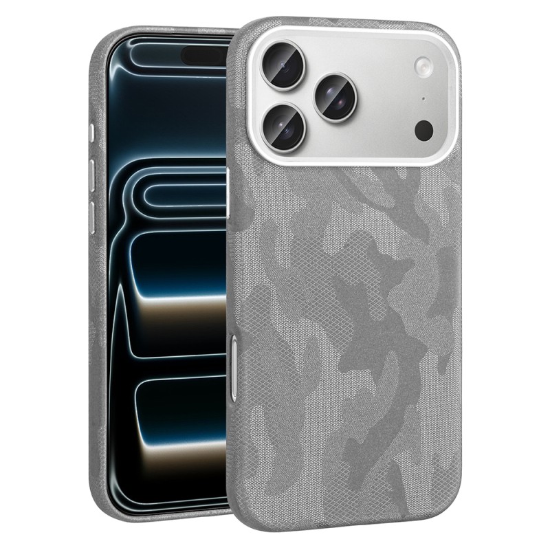 Apple iPhone 17 Pro Max Case with M-Safe Charging Feature, Camouflage Design, Zore Sera Hard PC Cover - 3