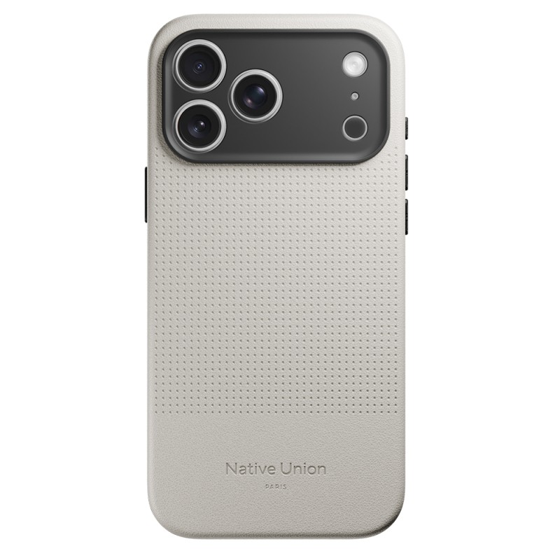Apple iPhone 17 Pro Max Case with M-safe Charging Feature, Leather Textured, Native Union 2025 Active Series Cover - 2