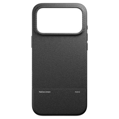 Apple iPhone 17 Pro Max Case with M-safe Charging Feature, Leather Textured Native Union RE Classic Series Cover - 2