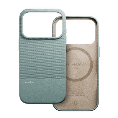 Apple iPhone 17 Pro Max Case with M-safe Charging Feature, Leather Textured Native Union RE Classic Series Cover - 13