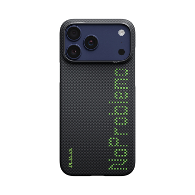 Apple iPhone 17 Pro Max Case with M-safe Charging Feature, Lumintex Technology, Phosphorescent Aramid Fiber, Pitaka Tactile Woven Aries Series Cover - Pitaka