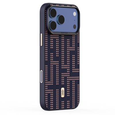 Apple iPhone 17 Pro Max Case with M-safe Charging Feature, Raptic Aramid Dual Grid Series Cover - 17