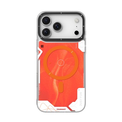 Apple iPhone 17 Pro Max Case with M-safe Charging Feature, Shiny Sandy Liquid Design, Galaxy Fantasy Series Cover - 2