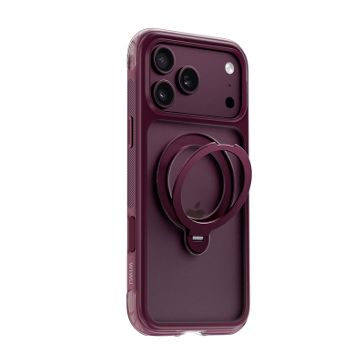 Apple iPhone 17 Pro Max Case Wiwu AG-203 AeroGuard Ultra Series M-safe Charging Enabled Airbag Designed Stand Cover - Wiwu