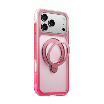 Apple iPhone 17 Pro Max Case Wiwu AS-204 AeroShield Aurora Ultra Series M-safe Charging Enabled Airbag Designed Stand Cover - Wiwu