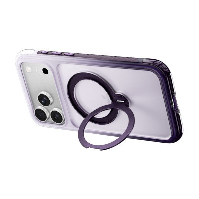 Apple iPhone 17 Pro Max Case Wiwu AS-204 AeroShield Aurora Ultra Series M-safe Charging Enabled Airbag Designed Stand Cover - 14