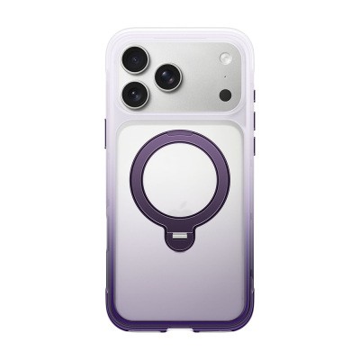 Apple iPhone 17 Pro Max Case Wiwu AS-204 AeroShield Aurora Ultra Series M-safe Charging Enabled Airbag Designed Stand Cover - 16