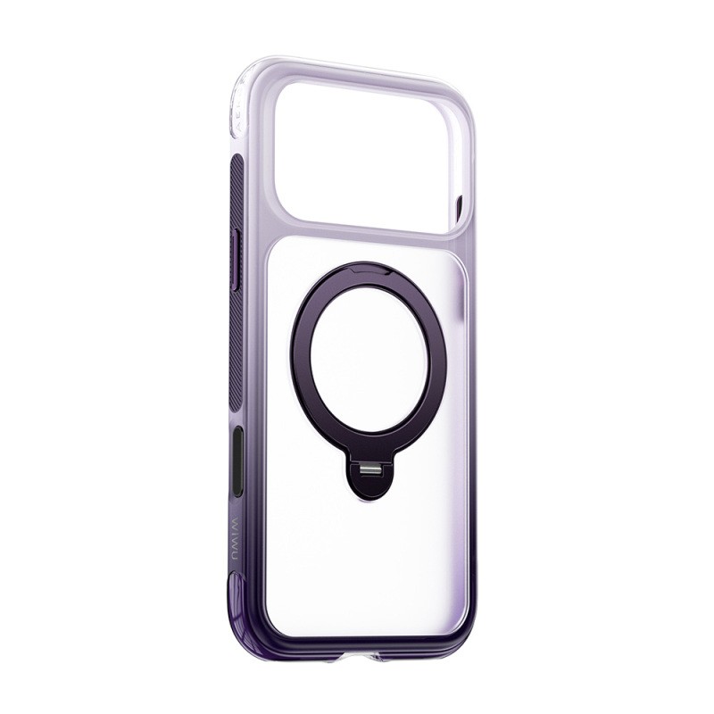 Apple iPhone 17 Pro Max Case Wiwu AS-204 AeroShield Aurora Ultra Series M-safe Charging Enabled Airbag Designed Stand Cover - 21