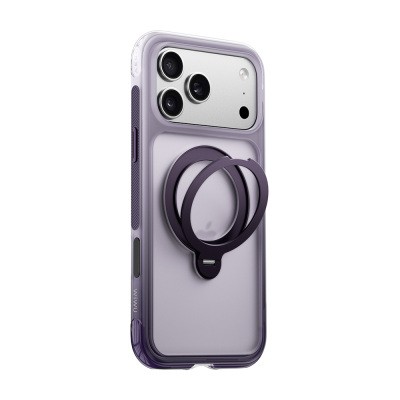 Apple iPhone 17 Pro Max Case Wiwu AS-204 AeroShield Aurora Ultra Series M-safe Charging Enabled Airbag Designed Stand Cover - 22