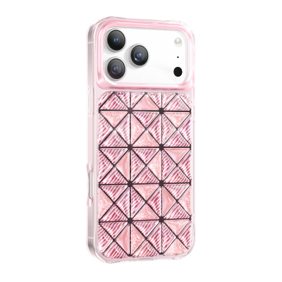 Apple iPhone 17 Pro Max Kılıf 3D Buz Blok Desenli Zore Paris Kairo TPU Kapak - Zore Paris