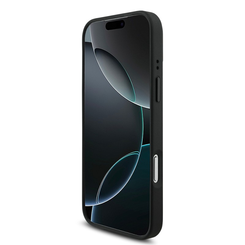Apple iPhone 17 Pro Max Kılıf BMW Orjinal Lisanslı M-safe Şarj Özellikli Deri Arka Yüzey Metal Logolu Delikli Şerit Tasarımlı Kapak - 22