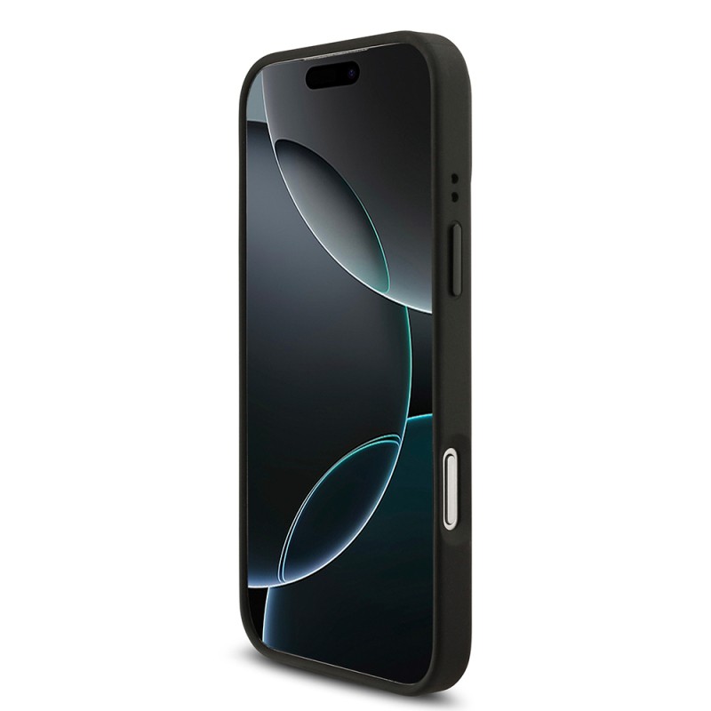 Apple iPhone 17 Pro Max Kılıf BMW Orjinal Lisanslı M-safe Şarj Özellikli Karbon Fiber Metal Logolu Kapak - 6
