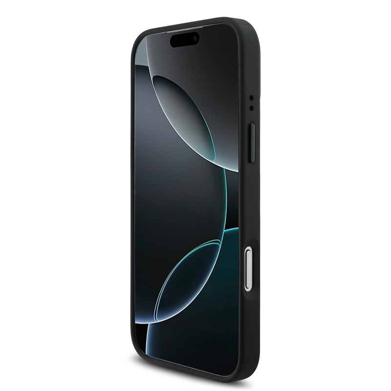 Apple iPhone 17 Pro Max Kılıf BMW Orjinal Lisanslı M-safe Şarj Özellikli Metal BMW ve M Logolu PU Karbon Tasarımlı Kapak - 7