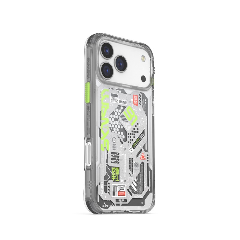 Apple iPhone 17 Pro Max Kılıf Desenli Airbag Tasarımlı Skinarma Spectra Kapak - 4