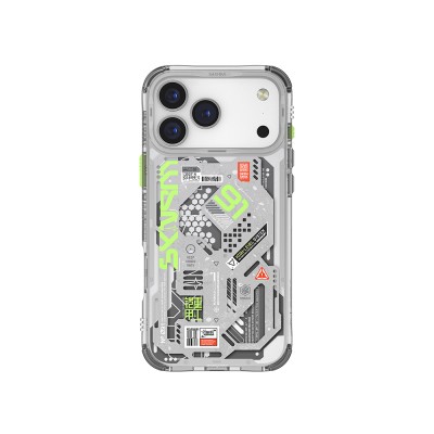 Apple iPhone 17 Pro Max Kılıf Desenli Airbag Tasarımlı Skinarma Spectra Kapak - 2