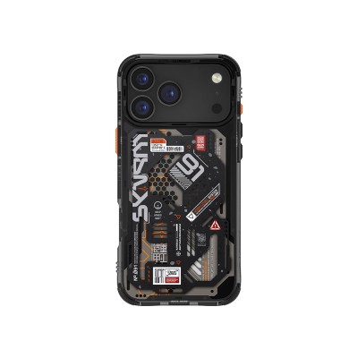 Apple iPhone 17 Pro Max Kılıf Desenli Airbag Tasarımlı Skinarma Spectra Kapak - 3