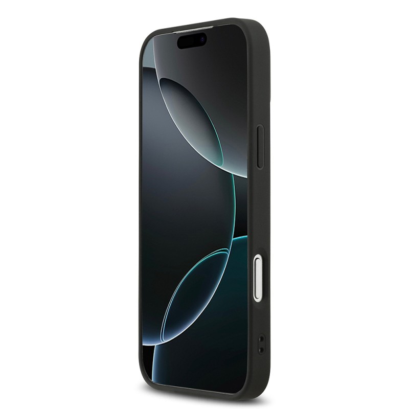 Apple iPhone 17 Pro Max Kılıf DKNY Orjinal Lisanslı M-safe Şarj Özellikli 3D Yazılı Metal Logolu Kapak - 6
